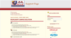 Desktop Screenshot of oraclecampus.amaes.edu.ph