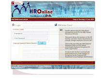 Tablet Screenshot of hronline.amaes.edu.ph